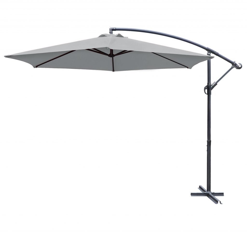 Lauko skėtis su užvalkalu Select Light Grey hinta ja tiedot | Aurinkovarjot ja markiisit | hobbyhall.fi