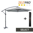 Aurinkovarjo ja suojapussi Zeltpro Select, Vaaleanharmaa