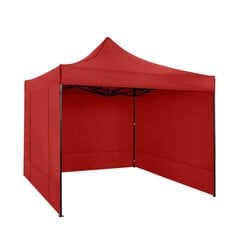 Pop-up teltta Zeltpro EKOSTRONG, 3x3m, punainen hinta ja tiedot | Teltat | hobbyhall.fi