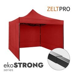 Pop-up teltta Zeltpro EKOSTRONG, 3x3m, punainen hinta ja tiedot | Teltat | hobbyhall.fi