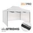 Pop-up teltta Zeltpro EKOSTRONG, 3x4,5m, valkoinen