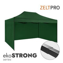 Pop-up teltta Zeltpro EKOSTRONG, 3x4,5m, vihreä hinta ja tiedot | Zeltpro Urheilu ja vapaa-aika | hobbyhall.fi