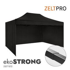 Prekybinė Palapinė 3x2 Juoda Zeltpro EKOSTRONG hinta ja tiedot | Teltat | hobbyhall.fi