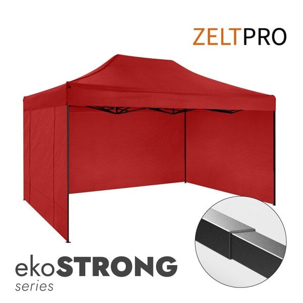 Pop-up teltta 3x2 Zeltpro EKOSTRONG, punainen