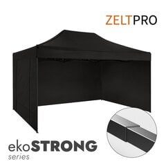 Pop-up teltta Zeltpro EKOSTRONG, 3x4,5m, musta hinta ja tiedot | Zeltpro Urheilu ja vapaa-aika | hobbyhall.fi