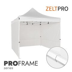 Pop-up teltta 2x2 Zeltpro PROFRAME, valkoinen hinta ja tiedot | Teltat | hobbyhall.fi