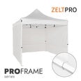 Pop-up teltta 2x2 Zeltpro PROFRAME, valkoinen