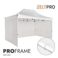 Pop-up teltta 3x2 Zeltpro PROFRAME, valkoinen