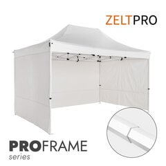 Pop-up teltta 3x4,5 Zeltpro PROFRAME, valkoinen hinta ja tiedot | Teltat | hobbyhall.fi