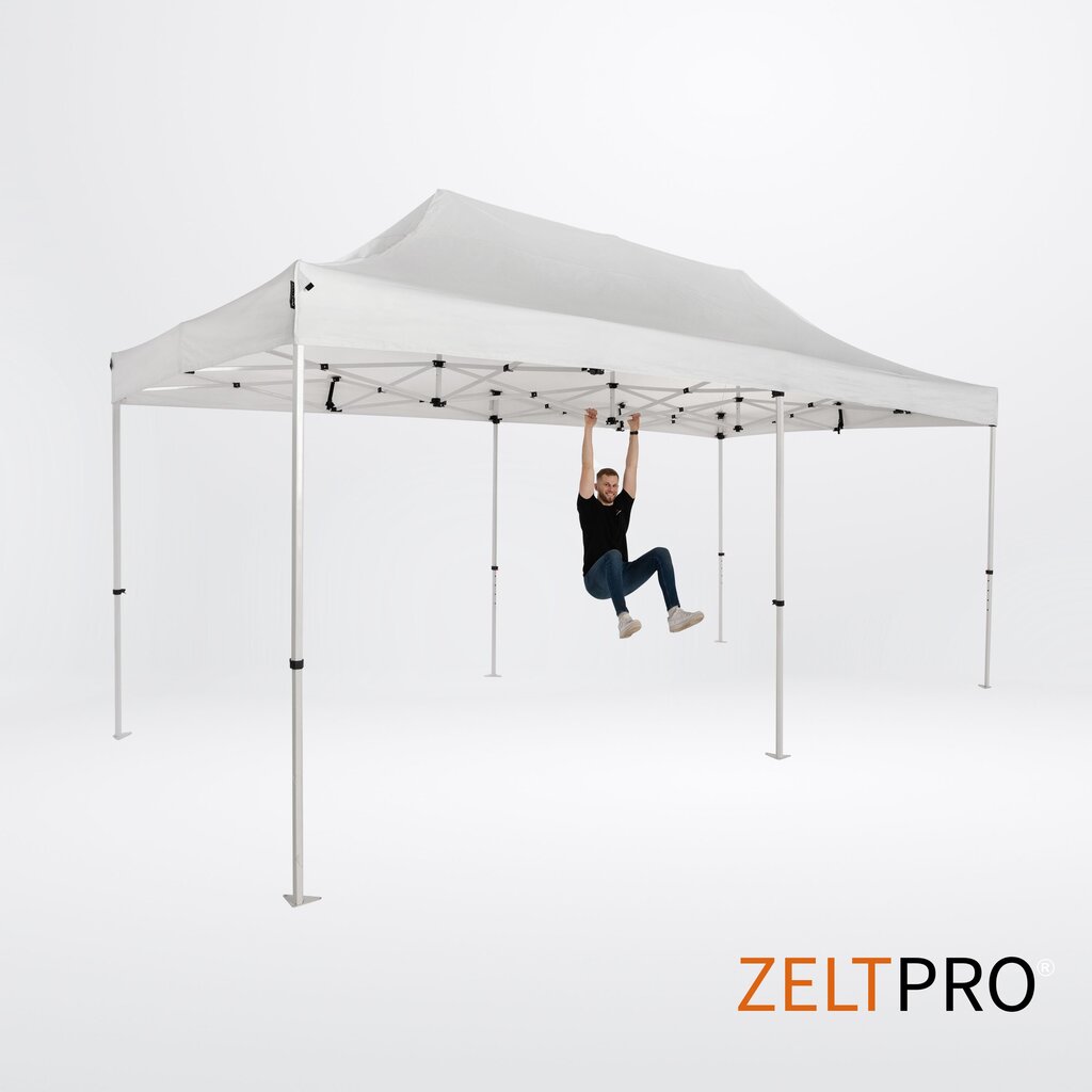 Prekybinė Palapinė 3x6 Balta Zeltpro PROFRAME hinta ja tiedot | Teltat | hobbyhall.fi