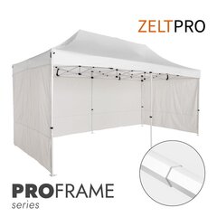 Prekybinė Palapinė 3x6 Balta Zeltpro PROFRAME hinta ja tiedot | Teltat | hobbyhall.fi