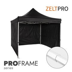 Pop-up teltta Zeltpro PROFRAME, 2x2m, musta hinta ja tiedot | Zeltpro Retkeily | hobbyhall.fi