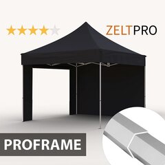 Pop-up teltta 2x2 Zeltpro PROFRAME, musta hinta ja tiedot | Teltat | hobbyhall.fi