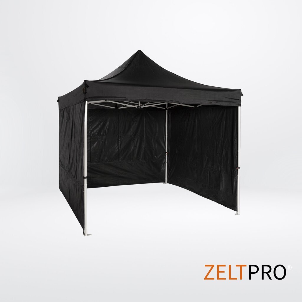 Pop-up teltta 3x3 Zeltpro PROFRAME, musta hinta ja tiedot | Teltat | hobbyhall.fi