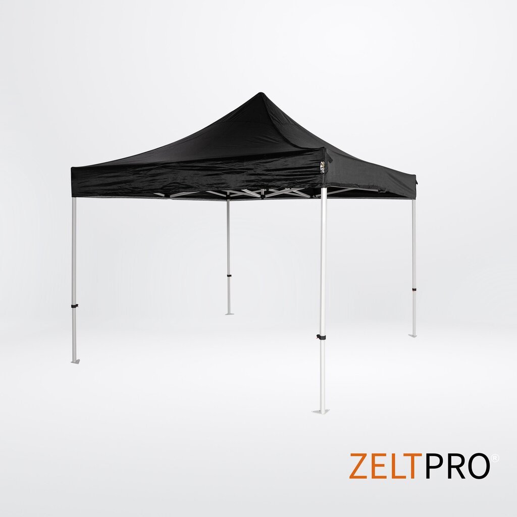 Pop-up teltta 3x3 Zeltpro PROFRAME, musta hinta ja tiedot | Teltat | hobbyhall.fi