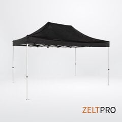 Pop-up teltta 3x4,5 Zeltpro PROFRAME, musta hinta ja tiedot | Teltat | hobbyhall.fi