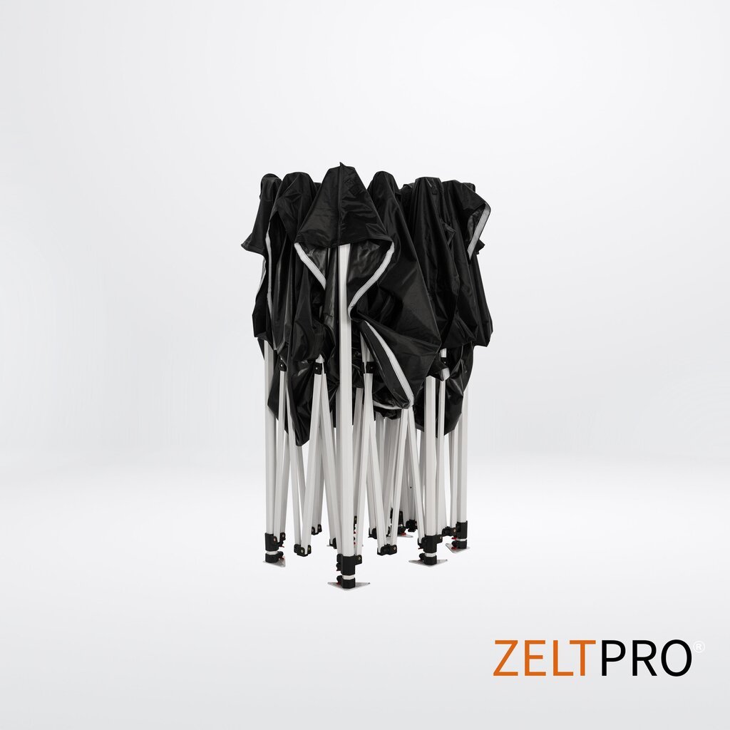 Pop-up teltta Zeltpro PROFRAME, 3x6m, musta hinta ja tiedot | Teltat | hobbyhall.fi