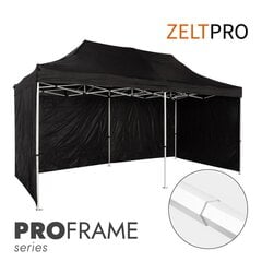 Pop-up teltta Zeltpro PROFRAME, 3x6m, musta hinta ja tiedot | Teltat | hobbyhall.fi