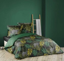 Tropical Green -pussilakanasetti, monivärinen, 240 x 220 cm + 2 tyynyliinaa 63 x 63 cm hinta ja tiedot | Pussilakanat | hobbyhall.fi