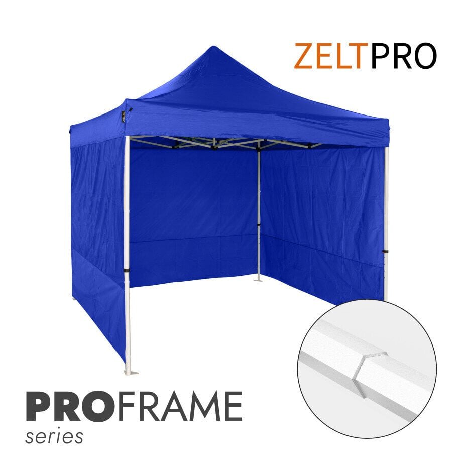 Prekybinė Palapinė 3x3 Mėlyna Zeltpro PROFRAME hinta ja tiedot | Teltat | hobbyhall.fi