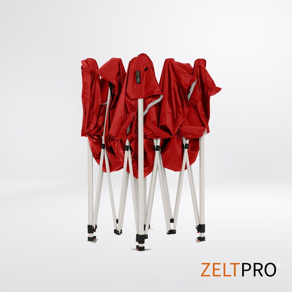 Pop-up teltta 2x2 Zeltpro PROFRAME, punainen hinta ja tiedot | Teltat | hobbyhall.fi