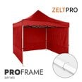 Pop-up teltta 2x2 Zeltpro PROFRAME, punainen