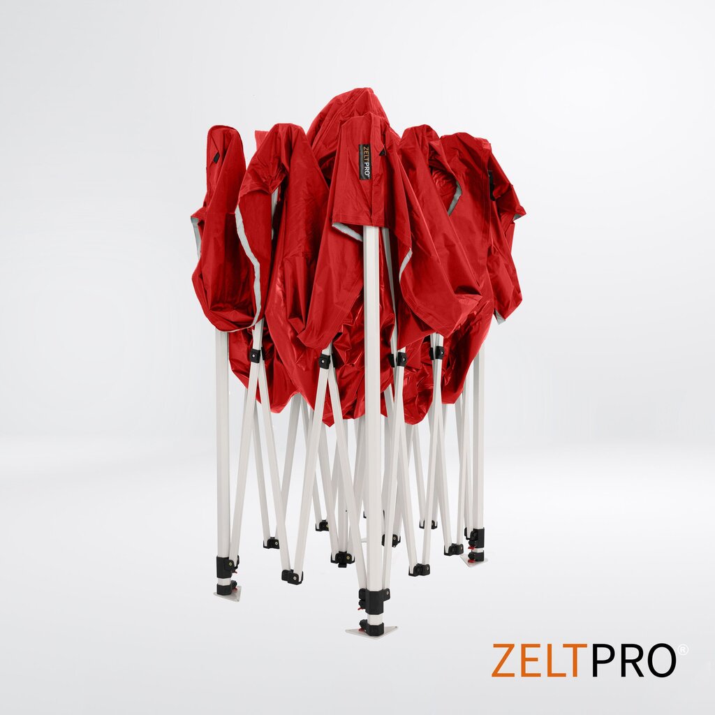 Pop-up teltta 3x4,5 Zeltpro PROFRAME, punainen hinta ja tiedot | Teltat | hobbyhall.fi