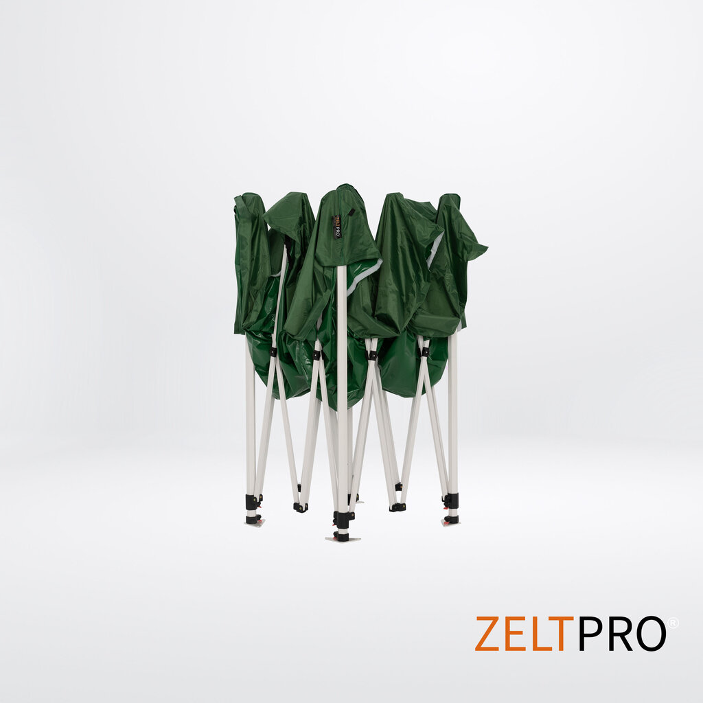 Pop-up teltta 2x2 Zeltpro PROFRAME, vihreä hinta ja tiedot | Teltat | hobbyhall.fi