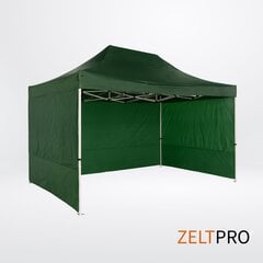 Pop-up teltta 3x4,5 Zeltpro PROFRAME, vihreä hinta ja tiedot | Teltat | hobbyhall.fi