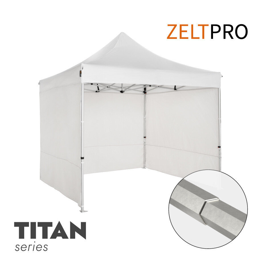 Prekybinė Palapinė 3x3 Balta Zeltpro TITAN hinta ja tiedot | Teltat | hobbyhall.fi