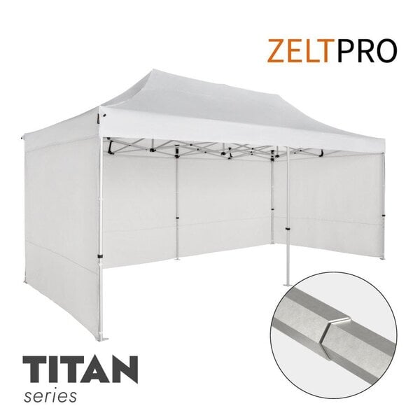 Pop-up teltta 3x6 Zeltpro TITAN, valkoinen