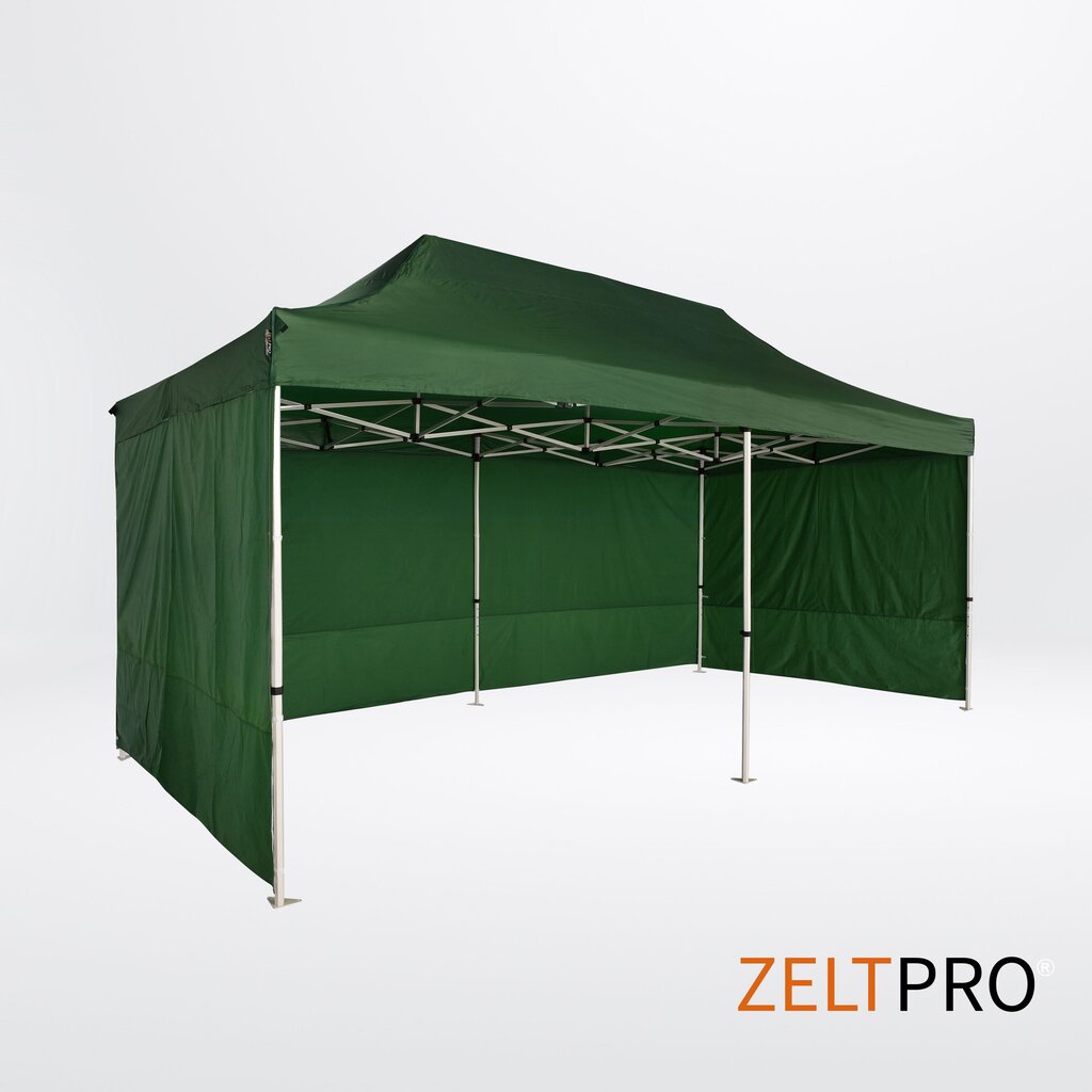 Prekybinė Palapinė 3x6 Žalia Zeltpro PROFRAME hinta ja tiedot | Teltat | hobbyhall.fi