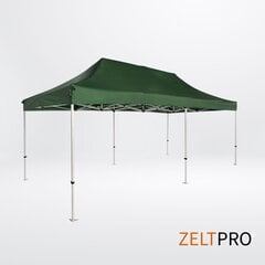 Pop-up teltta 3x6 Zeltpro PROFRAME, vihreä hinta ja tiedot | Teltat | hobbyhall.fi