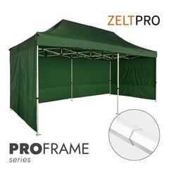 Pop-up teltta 3x6 Zeltpro PROFRAME, vihreä hinta ja tiedot | Teltat | hobbyhall.fi