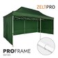 Prekybinė Palapinė 3x6 Žalia Zeltpro PROFRAME hinta ja tiedot | Teltat | hobbyhall.fi