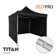 Pop-up teltta Zeltpro TITAN, 3x3m, musta