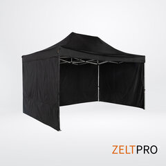 Pop-up teltta 3x4,5 Zeltpro TITAN, musta hinta ja tiedot | Teltat | hobbyhall.fi