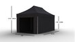 Pop-up teltta 3x4,5 Zeltpro TITAN, musta hinta ja tiedot | Teltat | hobbyhall.fi