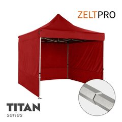 Prekybinė Palapinė 3x3 Raudona Zeltpro TITAN hinta ja tiedot | Zeltpro Urheilu ja vapaa-aika | hobbyhall.fi