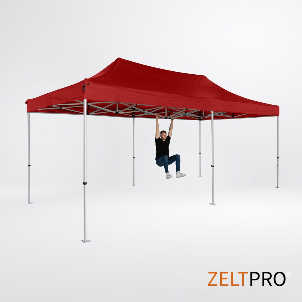 Pop-up teltta 3x6 Zeltpro TITAN, punainen hinta ja tiedot | Teltat | hobbyhall.fi