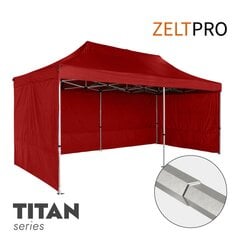 Prekybinė Palapinė 4x8 Raudona Zeltpro TITAN hinta ja tiedot | Zeltpro Urheilu ja vapaa-aika | hobbyhall.fi