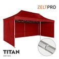 Pop-up teltta 4x8 Zeltpro TITAN, punainen