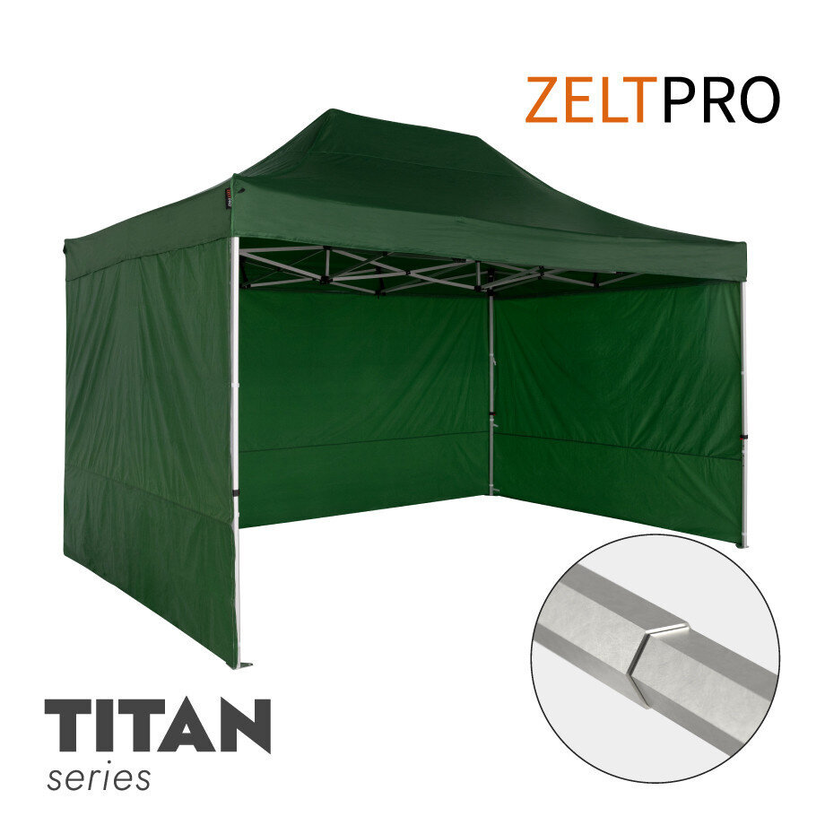 Pop-up teltta 3x4,5 Zeltpro TITAN, vihreä hinta ja tiedot | Teltat | hobbyhall.fi