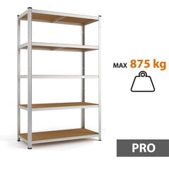 Sandėliavimo lentynos stelažai 180x90x40 PRO (5 vnt) hinta ja tiedot | Varastohyllyt | hobbyhall.fi