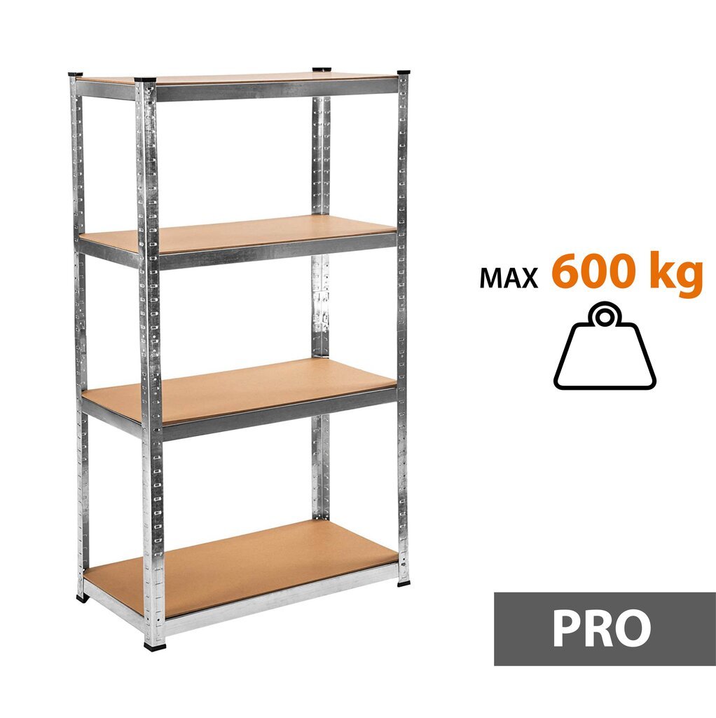 Sandėliavimo lentynos stelažai 150x75x40 PRO hinta ja tiedot | Varastohyllyt | hobbyhall.fi