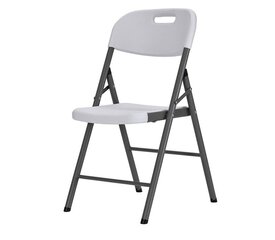 Sulankstomų baldų komplektas: Stalas 150 baltas, 6 kėdės Premium baltos hinta ja tiedot | Puutarhakalusteet | hobbyhall.fi