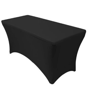 Elastinen pöytäliina Restly Black, 120x60x74 hinta ja tiedot | Pöytäliinat, tabletit ja lautasliinat | hobbyhall.fi