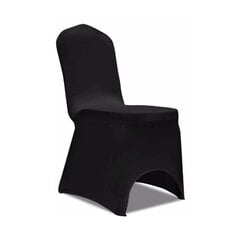 Stretch tuolin suojus Restly 46x56x86, musta hinta ja tiedot | Huonekalujen päälliset | hobbyhall.fi