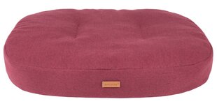 Amiplay soikea patja Montana Burgundy M, 61x52x9 cm hinta ja tiedot | Pedit ja pesät | hobbyhall.fi