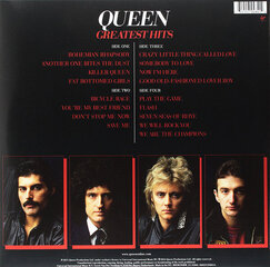 2LP QUEEN "Greatest Hits" (180 g, remastered) hinta ja tiedot | Vinyylilevyt, CD-levyt, DVD-levyt | hobbyhall.fi